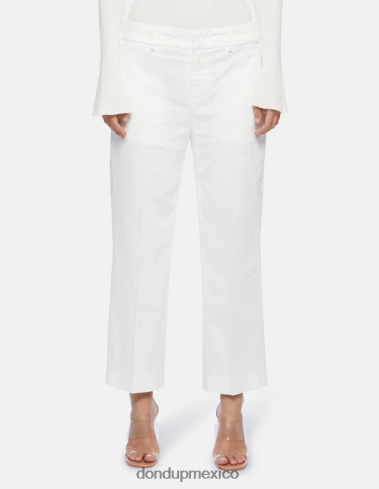 alabastro DONDUP mujer pantalones capri holgados de satén meli vestir D0VXD224