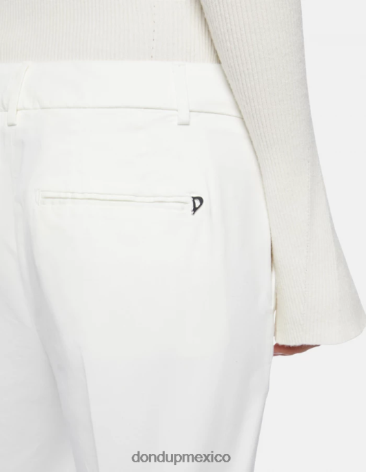 alabastro DONDUP mujer pantalones capri holgados de satén meli vestir D0VXD224