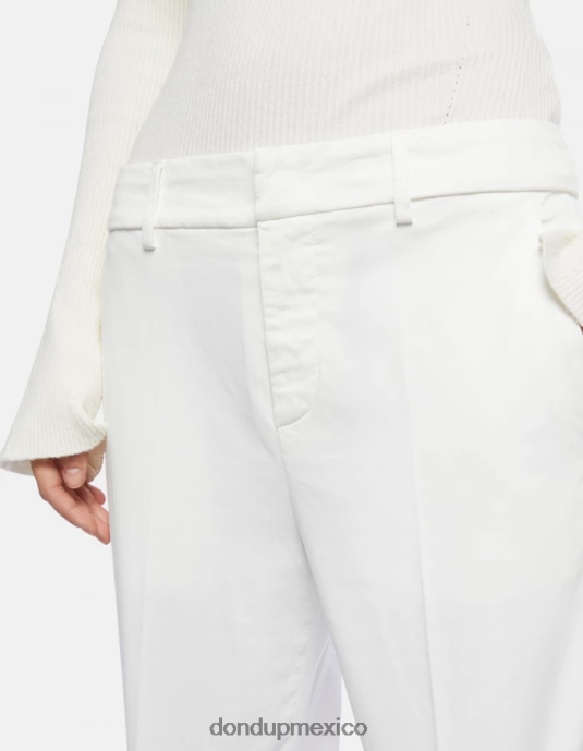alabastro DONDUP mujer pantalones capri holgados de satén meli vestir D0VXD224