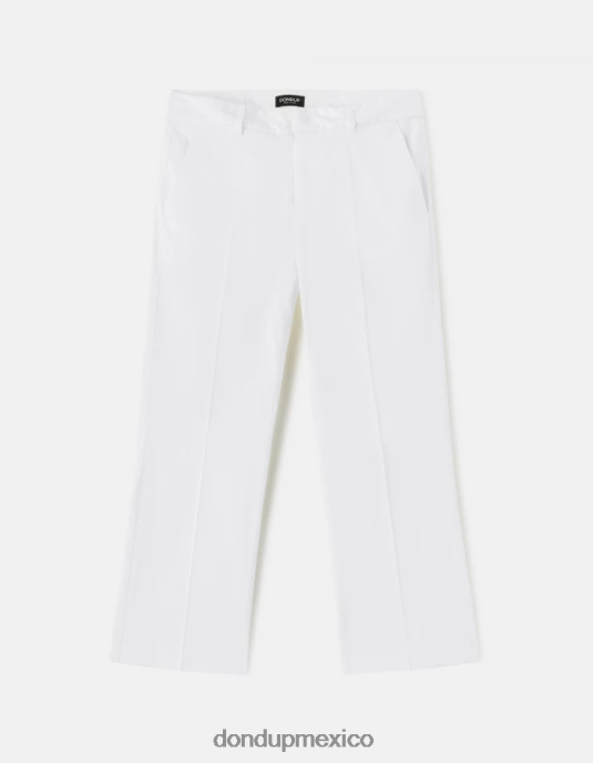 alabastro DONDUP mujer pantalones capri holgados de satén meli vestir D0VXD224