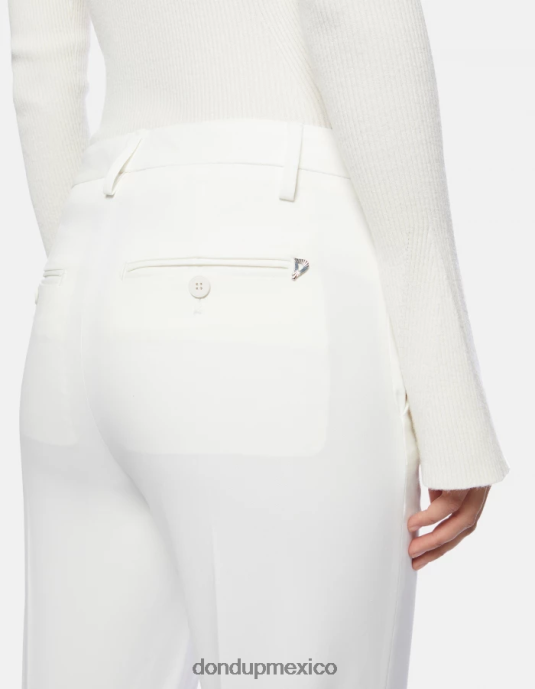 alabastro DONDUP mujer pantalones carmen slim de algodón vestir D0VXD207