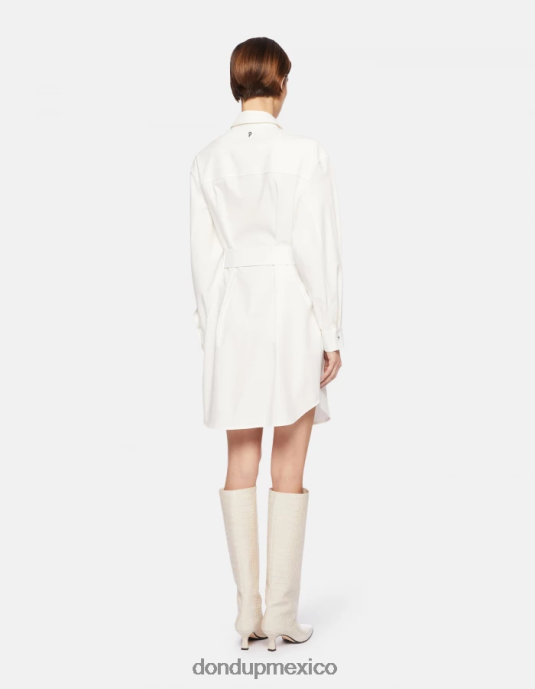 alabastro DONDUP mujer vestido corto de algodón vestir D0VXD273