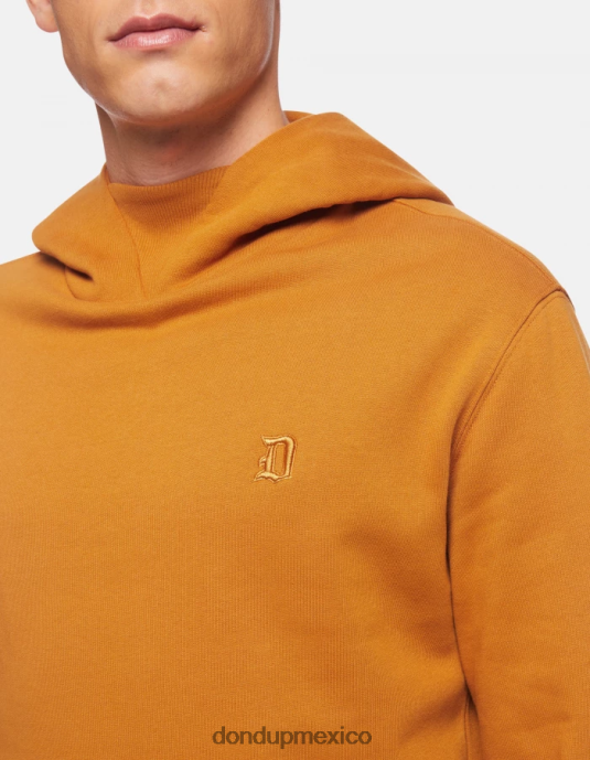 amarillo ocre DONDUP hombres sudadera con capucha y corte regular vestir D0VXD847