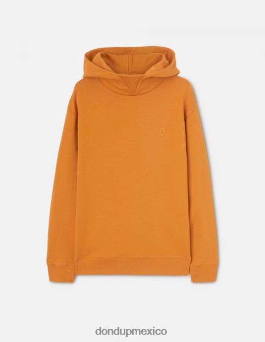 amarillo ocre DONDUP hombres sudadera con capucha y corte regular vestir D0VXD847