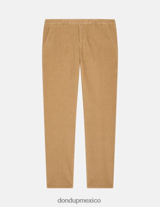 arena DONDUP hombres pantalones Spiritissimo de terciopelo regular fit vestir D0VXD719