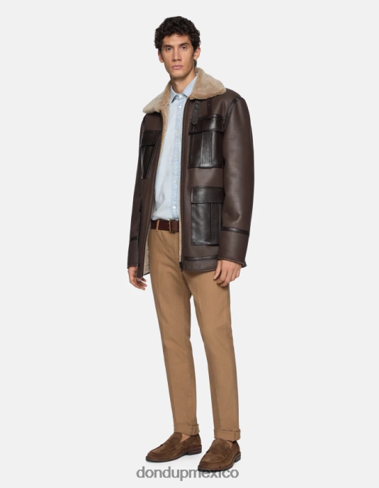 arena DONDUP hombres pantalones gaubert slim de algodón vestir D0VXD779