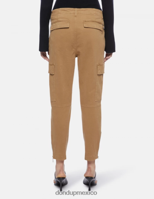 arena DONDUP mujer pantalones cargo de algodón eve vestir D0VXD162