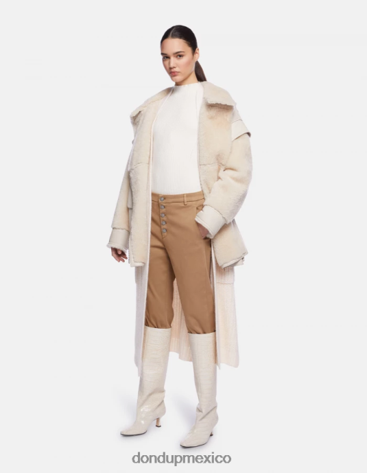arena DONDUP mujer pantalones holgados de tricotina nima vestir D0VXD232