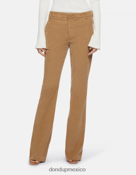 arena DONDUP mujer pantalones lexi bootcut de terciopelo vestir D0VXD121