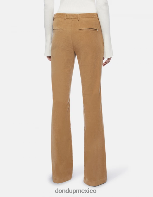 arena DONDUP mujer pantalones lexi bootcut de terciopelo vestir D0VXD121