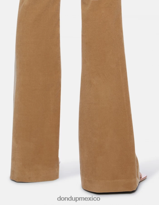 arena DONDUP mujer pantalones lexi bootcut de terciopelo vestir D0VXD121