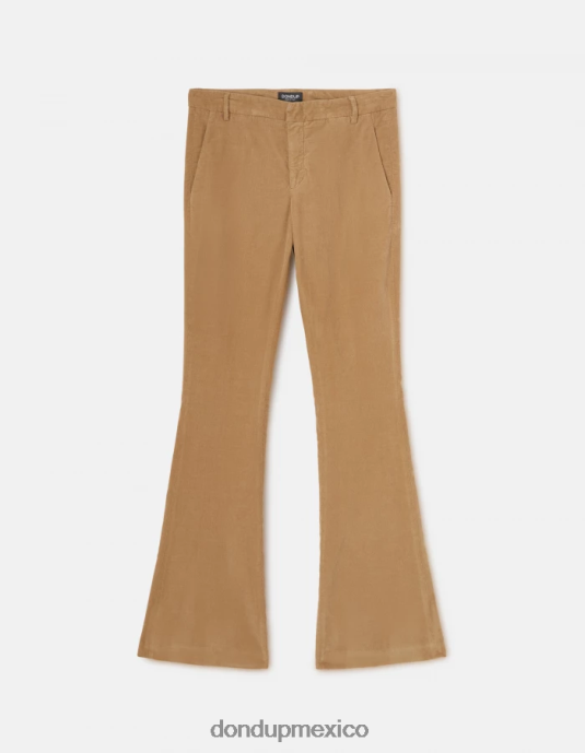 arena DONDUP mujer pantalones lexi bootcut de terciopelo vestir D0VXD121