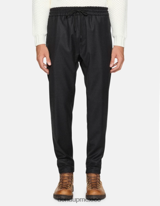 asfalto DONDUP hombres joggers de franela yuri vestir D0VXD728