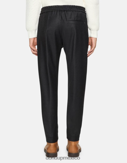 asfalto DONDUP hombres joggers de franela yuri vestir D0VXD728