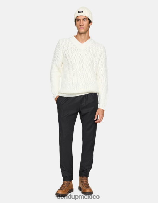 asfalto DONDUP hombres joggers de franela yuri vestir D0VXD728