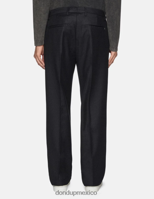 asfalto DONDUP hombres pantalones louis holgados de franela vestir D0VXD682