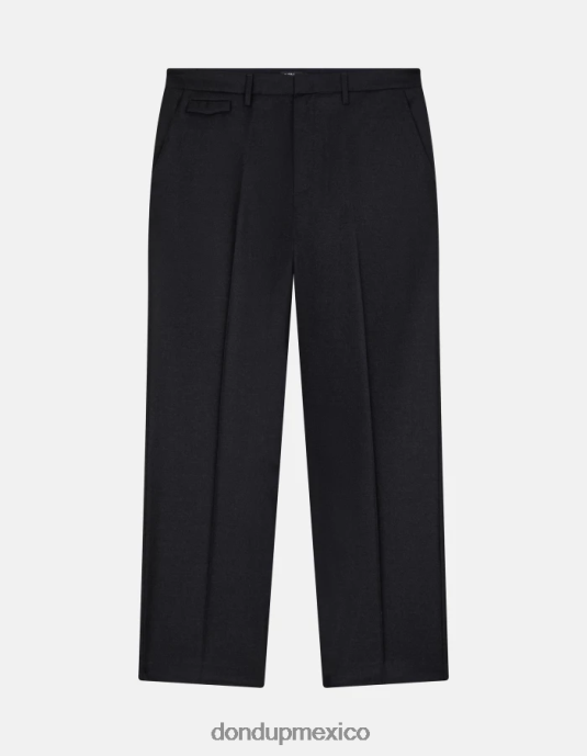 asfalto DONDUP hombres pantalones louis holgados de franela vestir D0VXD682