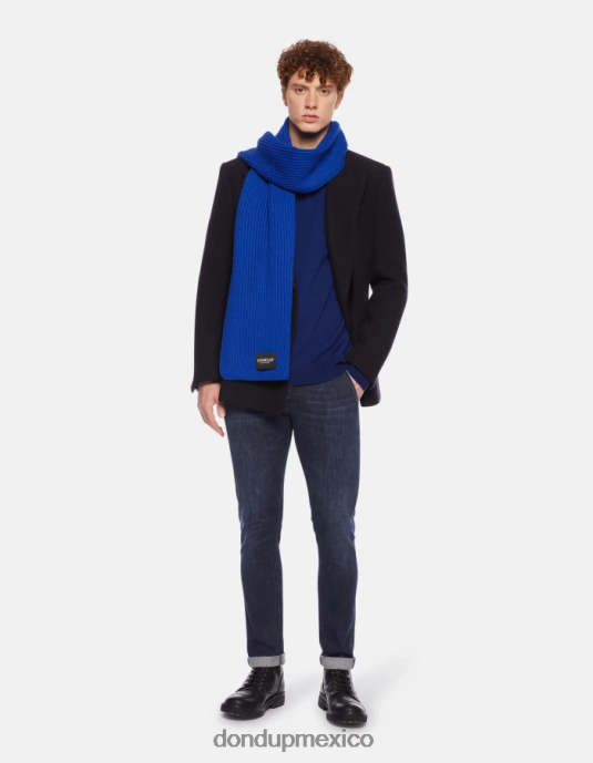 azul DONDUP hombres Vaqueros ajustados Konor en denim elástico vestir D0VXD666