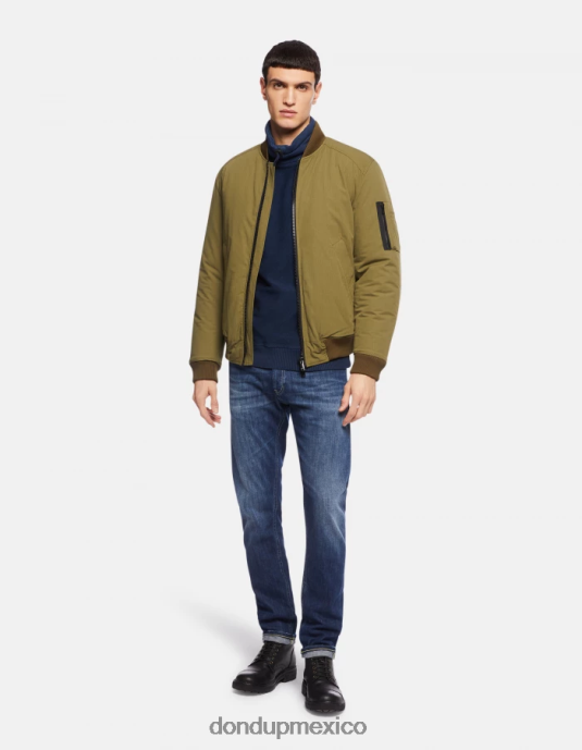 azul DONDUP hombres Vaqueros dian carrot fit de 34 pulgadas en denim elástico vestir D0VXD654