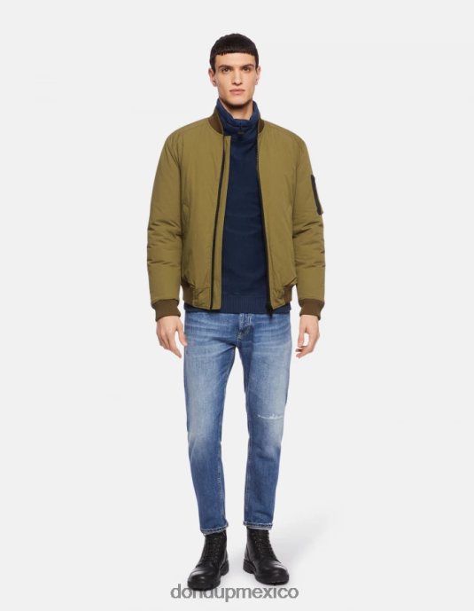 azul DONDUP hombres Vaqueros dian carrot fit en denim rígido vestir D0VXD653
