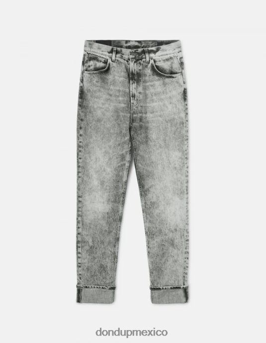 azul DONDUP hombres Vaqueros paco holgados de 34 pulgadas en denim rígido vestir D0VXD603