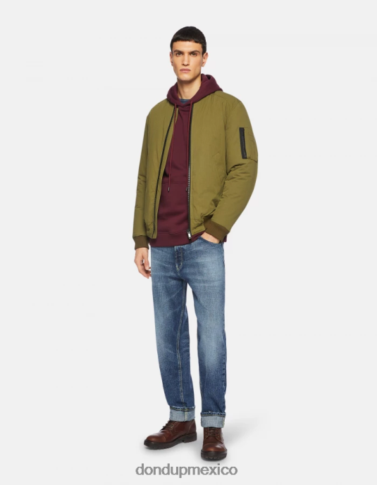 azul DONDUP hombres Vaqueros paco holgados en denim elástico vestir D0VXD618