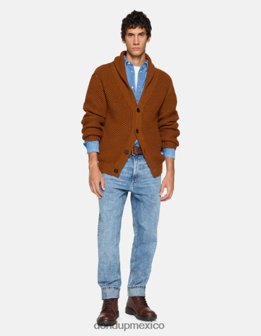 azul DONDUP hombres Vaqueros paco holgados en denim rígido vestir D0VXD564