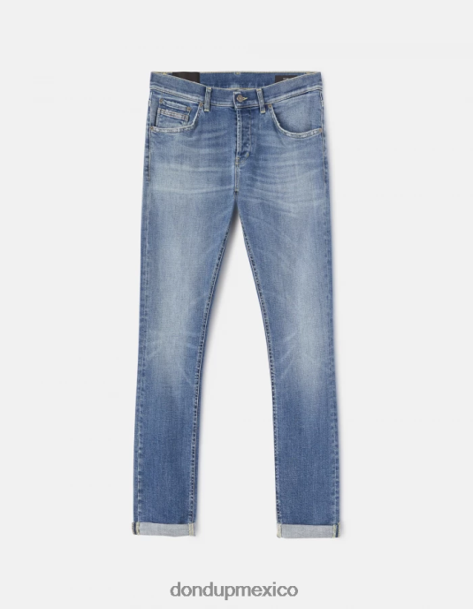 azul DONDUP hombres Vaqueros pitillo Ritchie en denim elástico vestir D0VXD668