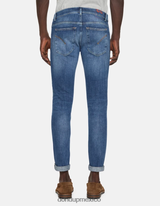 azul DONDUP hombres Vaqueros pitillo Ritchie en denim elástico vestir D0VXD677