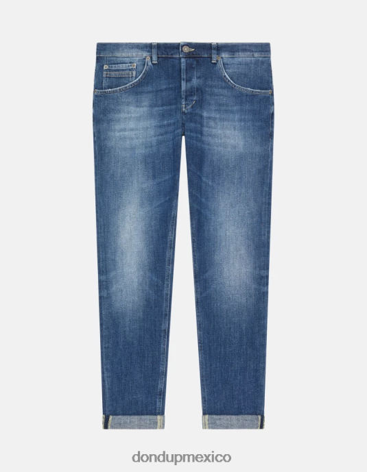 azul DONDUP hombres Vaqueros pitillo Ritchie en denim elástico vestir D0VXD677