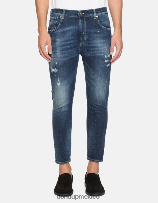 azul DONDUP hombres Vaqueros súper ajustados Alex en denim elástico vestir D0VXD565