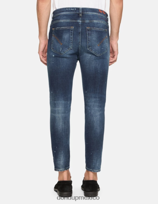 azul DONDUP hombres Vaqueros súper ajustados Alex en denim elástico vestir D0VXD565