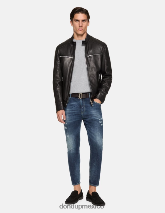 azul DONDUP hombres Vaqueros súper ajustados Alex en denim elástico vestir D0VXD565