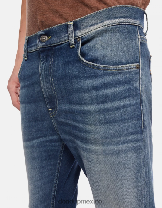azul DONDUP hombres Vaqueros súper ajustados Alex en denim elástico vestir D0VXD572
