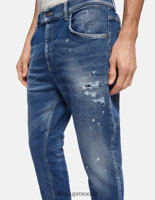 azul DONDUP hombres Vaqueros súper ajustados Alex en denim elástico vestir D0VXD576
