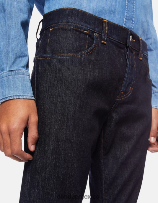 azul DONDUP hombres Vaqueros travis slim fit en denim de cachemir elástico vestir D0VXD604