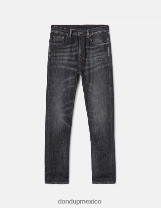 azul DONDUP hombres jeans Icon de corte regular y rígido en denim vestir D0VXD605