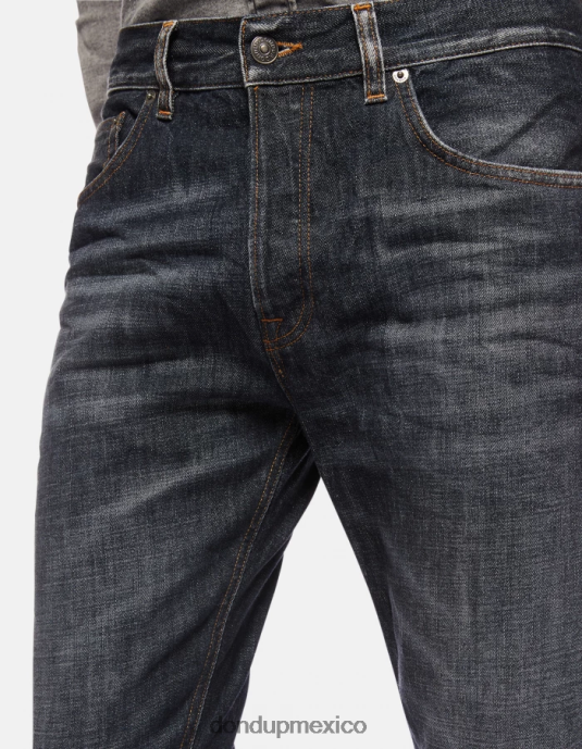 azul DONDUP hombres jeans Icon de corte regular y rígido en denim vestir D0VXD605