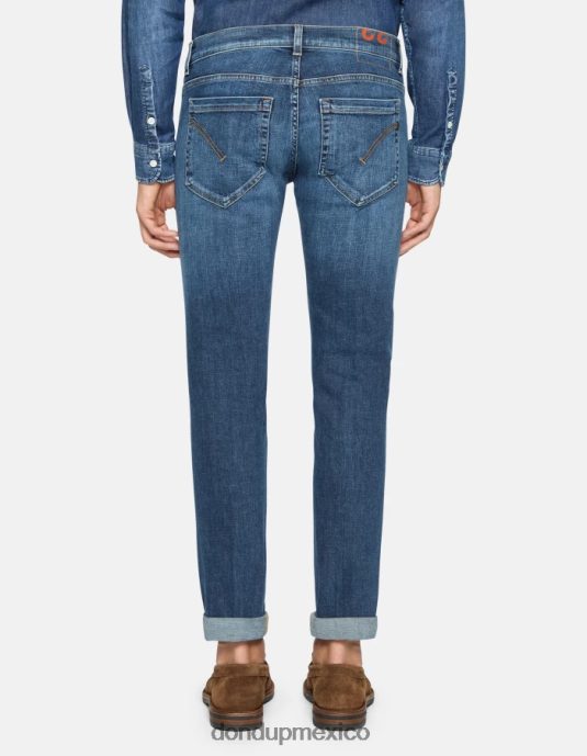 azul DONDUP hombres jeans ajustados george en denim elástico vestir D0VXD556