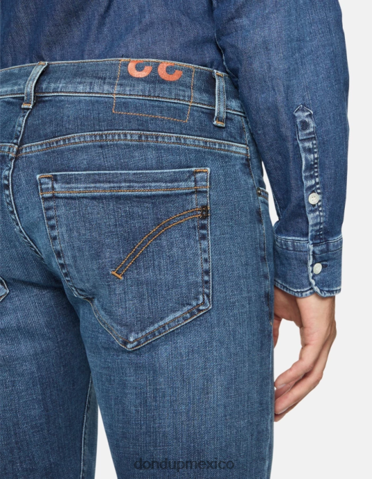 azul DONDUP hombres jeans ajustados george en denim elástico vestir D0VXD556