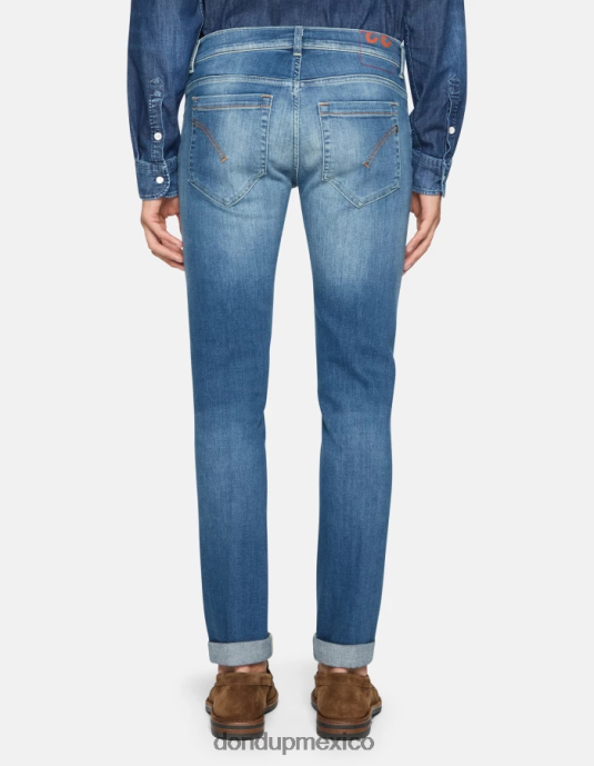 azul DONDUP hombres jeans ajustados george en denim elástico vestir D0VXD563
