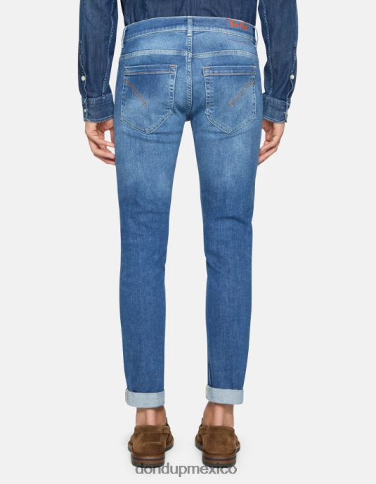 azul DONDUP hombres jeans ajustados george en denim elástico vestir D0VXD573