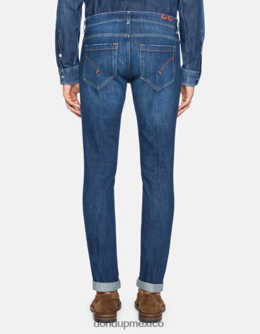 azul DONDUP hombres jeans ajustados george en denim elástico vestir D0VXD575
