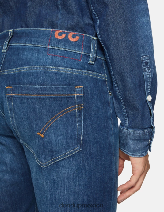 azul DONDUP hombres jeans ajustados george en denim elástico vestir D0VXD575