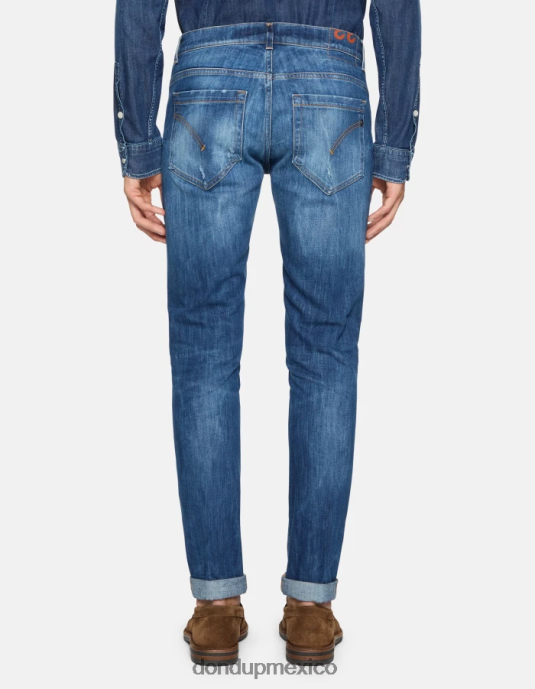 azul DONDUP hombres jeans ajustados george en denim elástico vestir D0VXD592