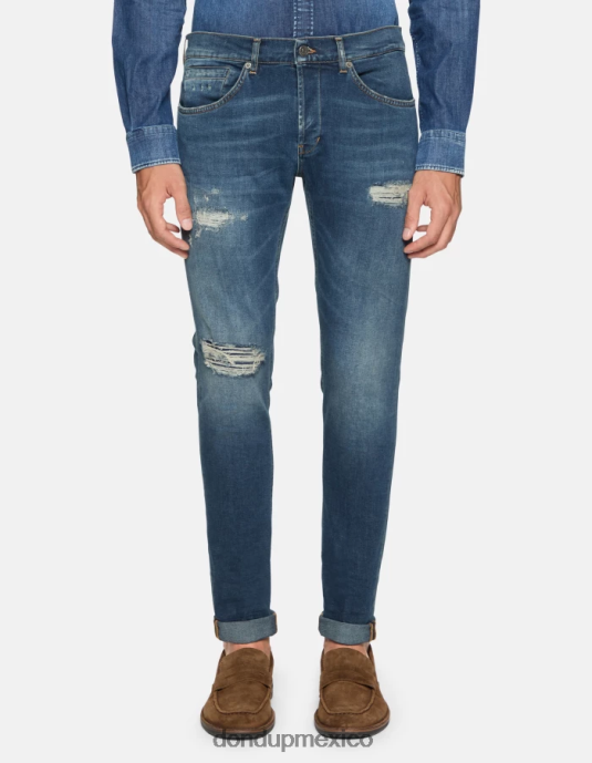 azul DONDUP hombres jeans ajustados george en denim elástico vestir D0VXD594