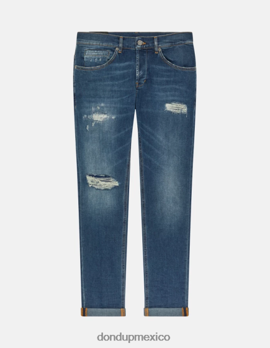 azul DONDUP hombres jeans ajustados george en denim elástico vestir D0VXD594