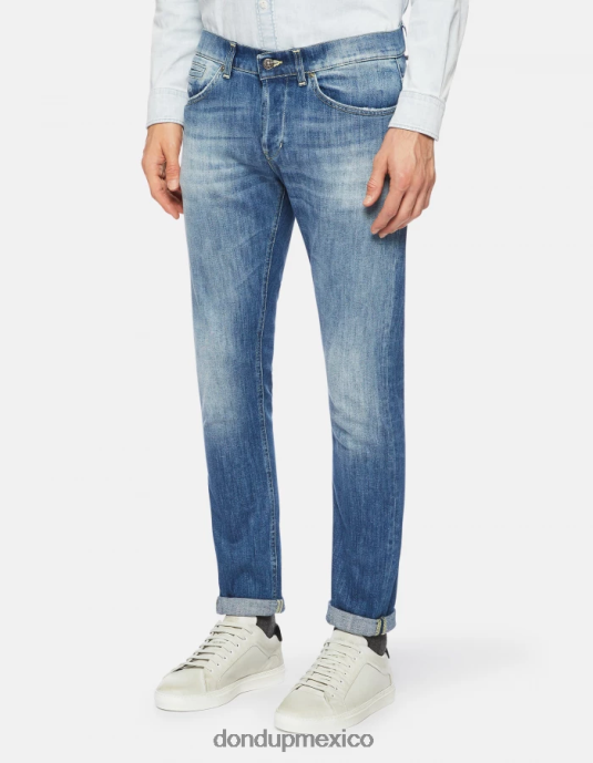 azul DONDUP hombres jeans ajustados george en denim elástico vestir D0VXD659