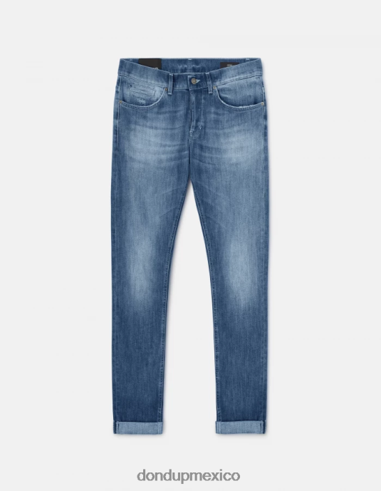 azul DONDUP hombres jeans ajustados george en denim elástico vestir D0VXD659