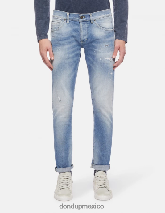 azul DONDUP hombres jeans ajustados george en denim elástico vestir D0VXD660